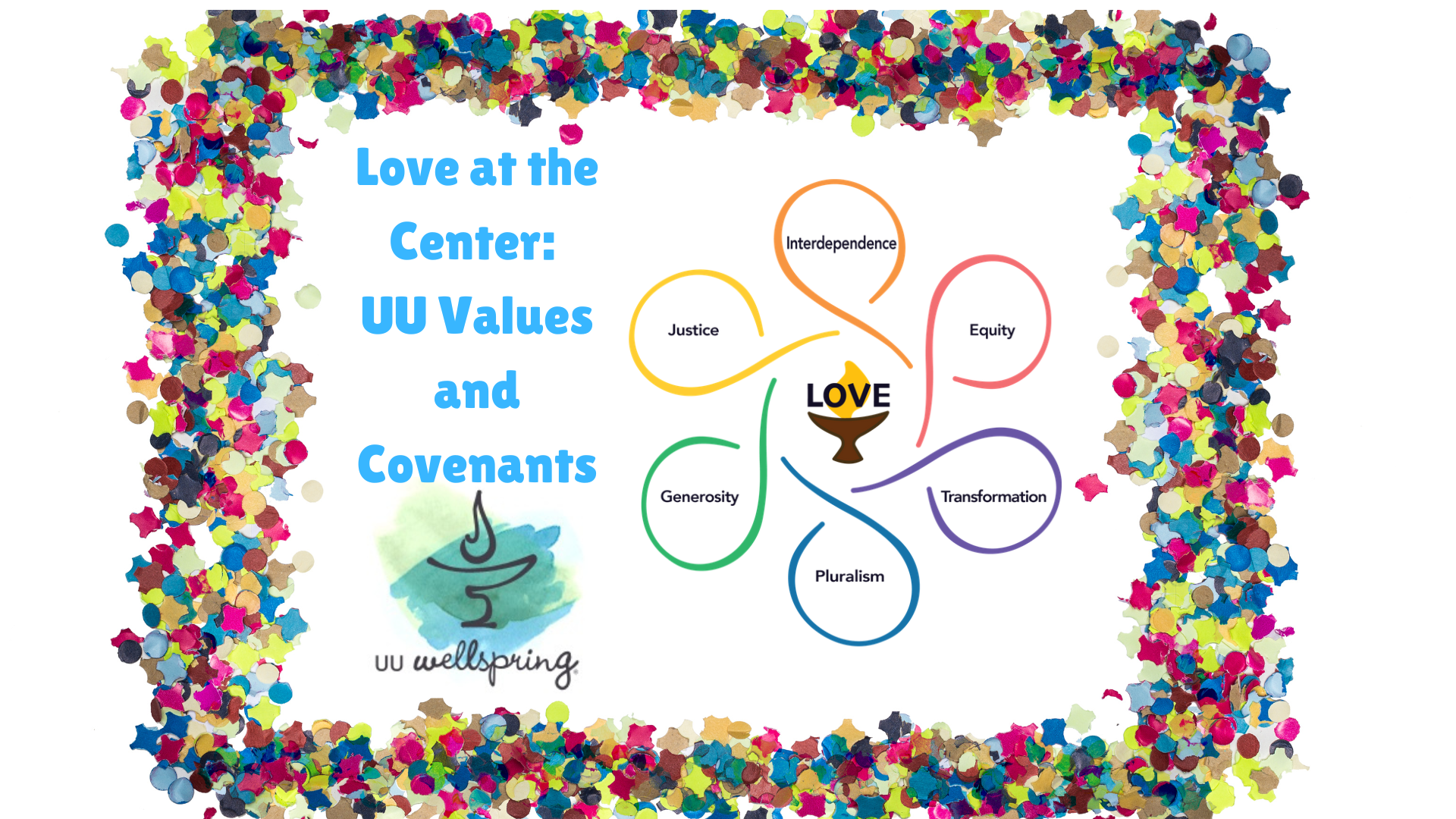 Love at the Center 9 Values graphic